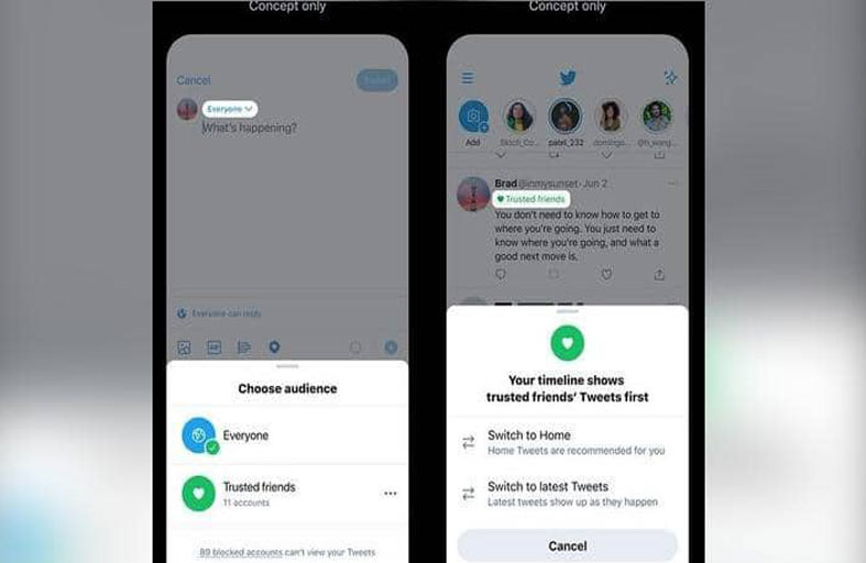 للأصدقاء فقط.. خاصية جديدة في تويتر