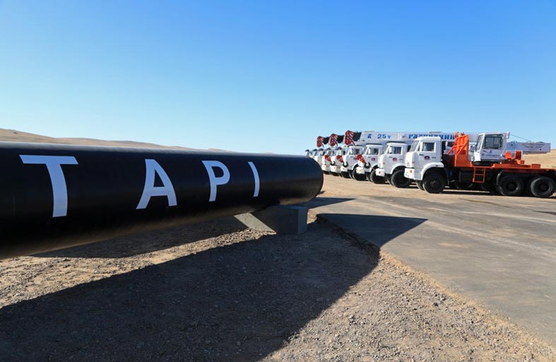 بدء أعمال بناء مشروع غاز ضخم في أفغانستان بعد استكماله في تركمانستان 