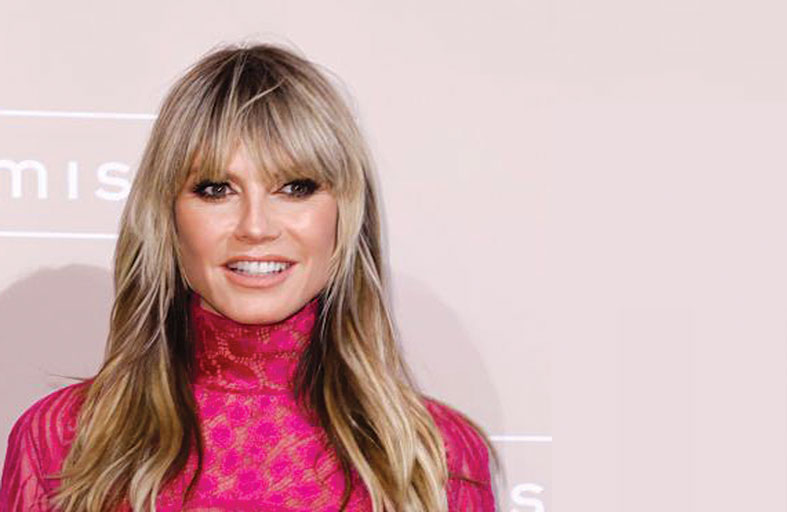 هايدي كلوم طريحة الفراش بسبب تسمم غذائي