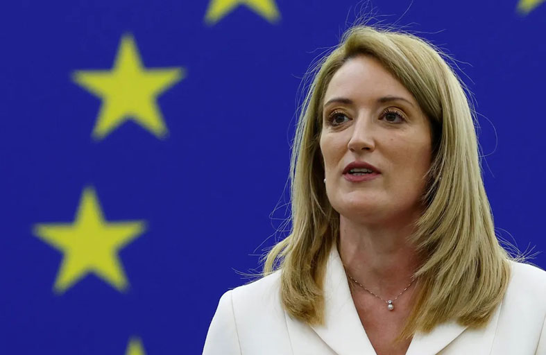 رئيسة البرلمان الأوروبي تجرد نائبتها من مهامها مؤقتا 