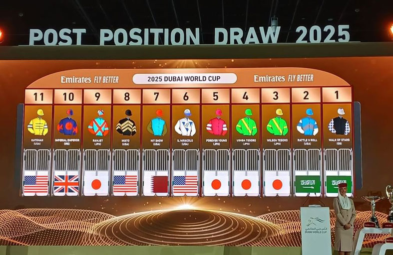نخبة الخيول من 13 دولة تتنافس اليوم في «ميدان» على ألقاب كأس دبي العالمي