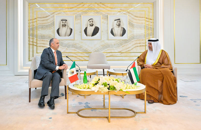 طارق الطاير يستقبل رئيس مجموعة الصداقة المكسيكية الإماراتية في مجلس النواب المكسيكي