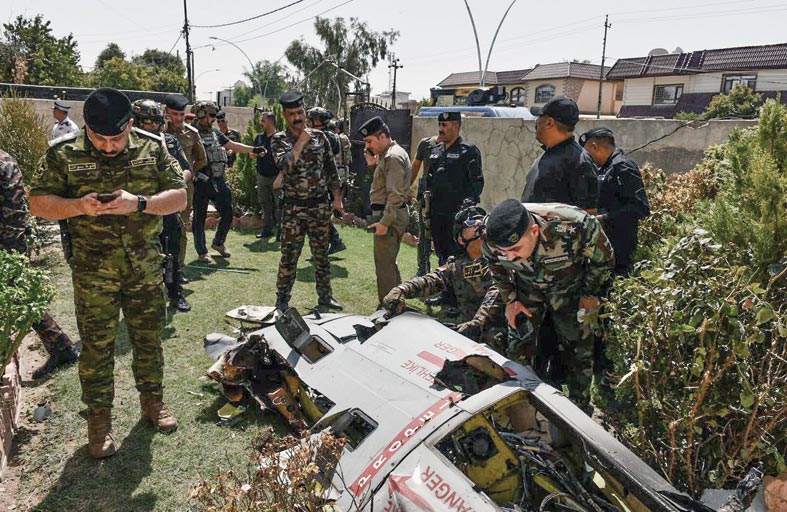 الجيش العراقي يسقط مسيرة تركية في كركوك