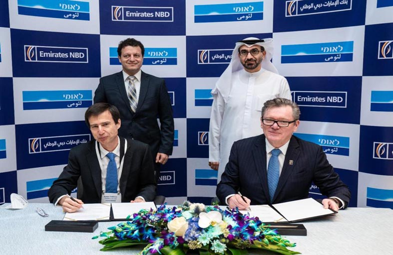 بنك الإمارات دبي الوطني وبنك لئومي يوقعان مذكرة تفاهم