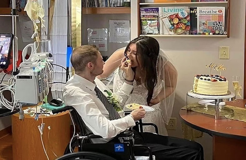 عقد قرانه على فراش الموت .. فتماثل للشفاء