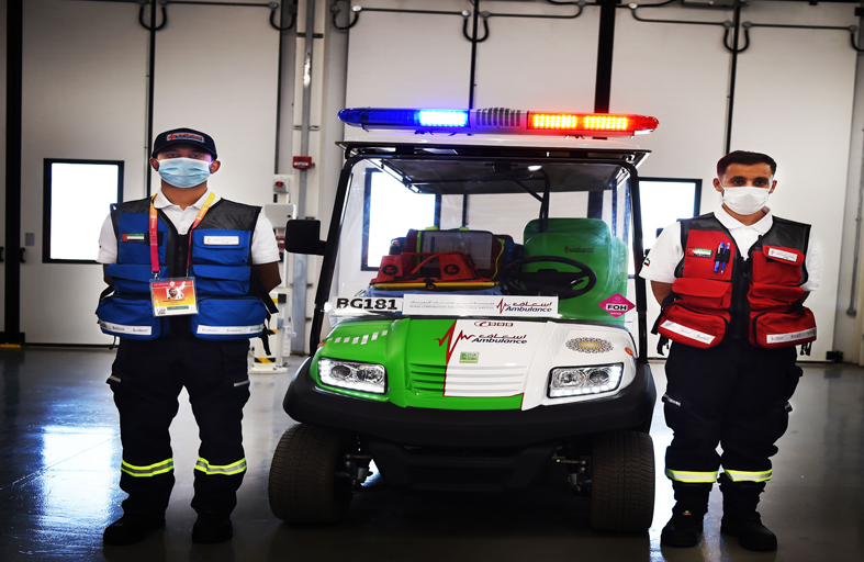 خدمات استثنائية يقدمها إسعاف دبي في إكسبو2020 