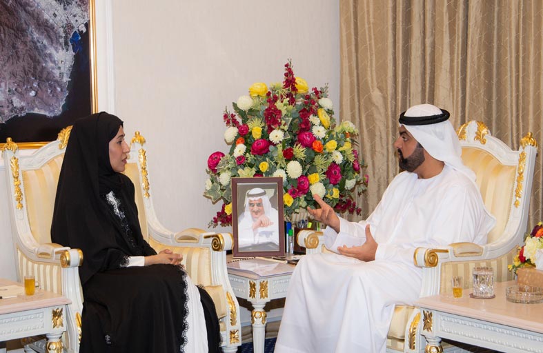 محمد الشرقي يستقبل حصة بوحميد ويطلع على خطط وبرامج وزارة تنمية المجتمع