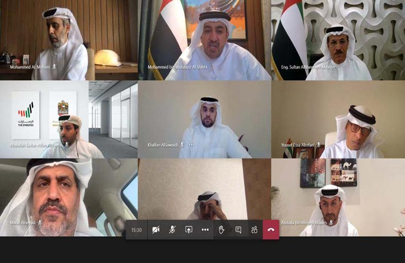 المنصوري: توظيف الجهود الحكومية للموازنة بين الإجراءات الاحترازية تجاه كورونا و استمرارية الأعمال للشركات والأفراد