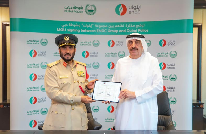 شرطة دبي واينوك تتعاونان لحماية الأرواح والممتلكات خلال أوقات الطوارئ والأزمات