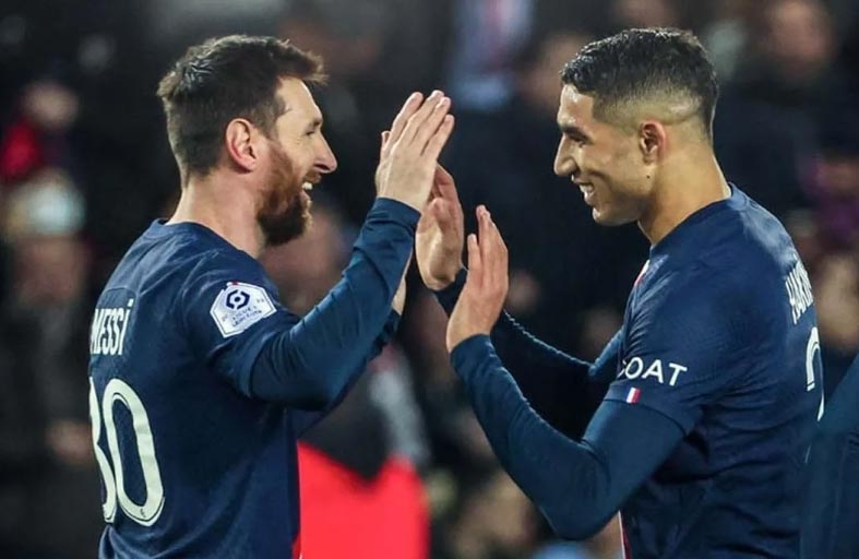 حكيمي وميسي يقودان سان جرمان لقلب الطاولة على تولوز