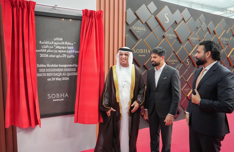 سعود بن صقر يفتتح مصنع «شوبا للصناعات النموذجية»