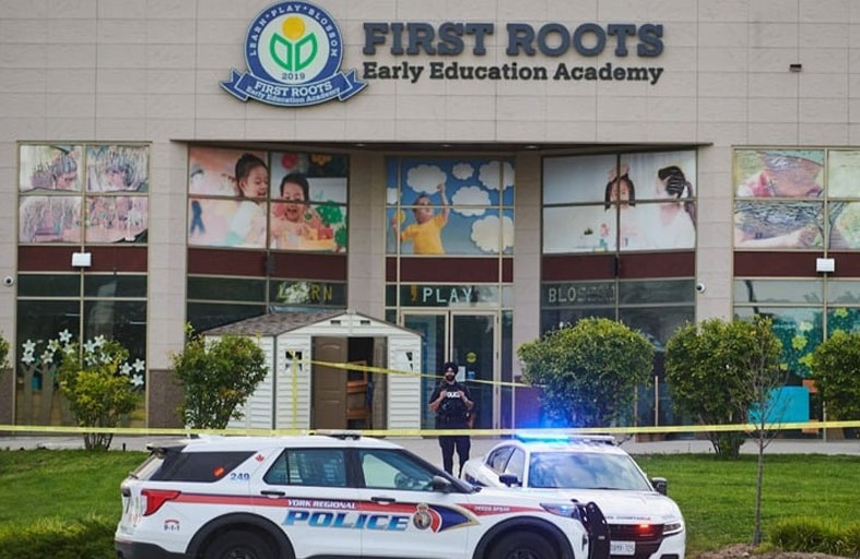 سيارة تقتحم حضانة أطفال