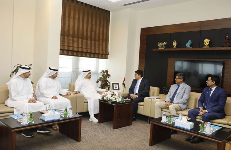 غرفة الفجيرة تبحث العلاقات بين أصحاب الأعمال بالإمارة وبنغلاديش