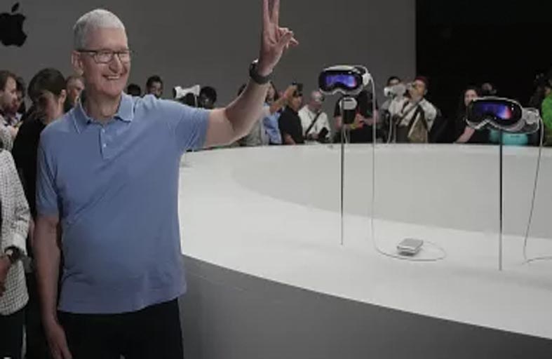 آبل تدخل عالم ميتافيرس بخوذة للواقع المختلط 