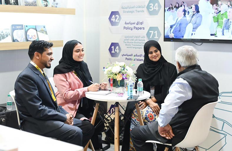 جناح مركز تريندز يستقطب جمهور معرض نيودلهي الدولي للكتاب