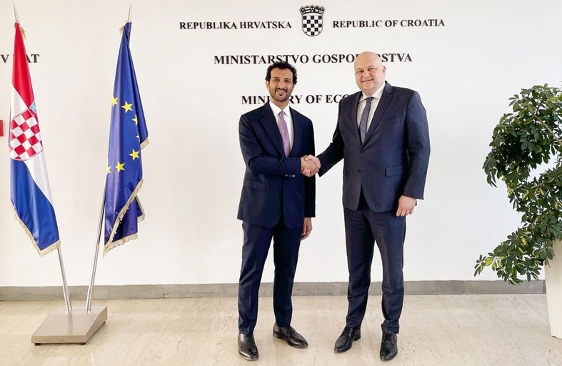 الإمارات وكرواتيا تبحثان سُبل تعزيز العلاقات الاقتصادية
