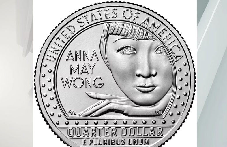 الممثلة آنا ماي وونغ تظهر على العملة الأمريكية
