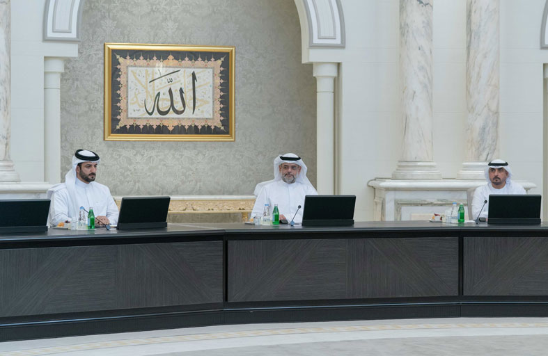 ولي عهد الشارقة يترأس اجتماع المجلس التنفيذي 