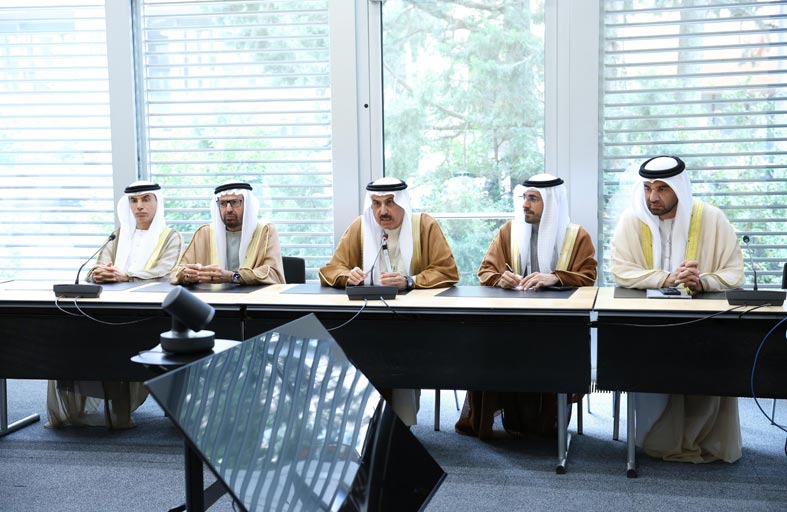 صقر غباش يبحث مع رئيس مجلس النواب العراقي بالإنابة تعزيز التعاون البرلماني