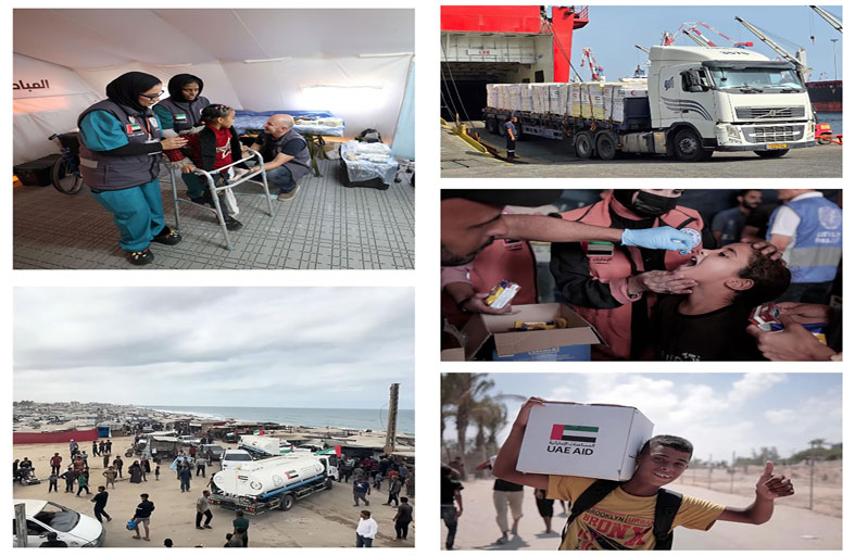 الإمارات.. عامان من الدعم والإغاثة الإنسانية للأشقاء الفلسطينيين في قطاع غزة