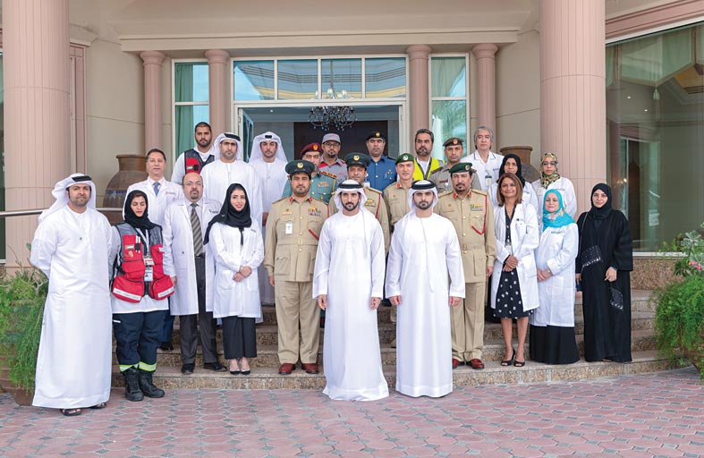 حمدان بن محمد: علينا جميعا الالتزام بالتعليمات والإرشادات الصادرة من الجهات المعنية