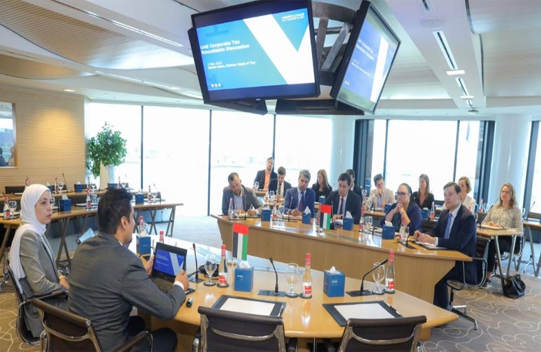 غرف دبي تنظم ورشة عمل لتعريف الملاحق التجارية للبعثات الدبلوماسية للاتحاد الأوروبي بقانون ضريبة الشركات في الإمارات