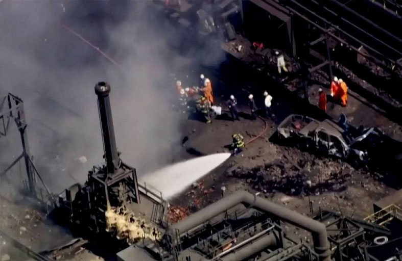 «عشرات الجرحى» بانفجار في مصنع للفحم