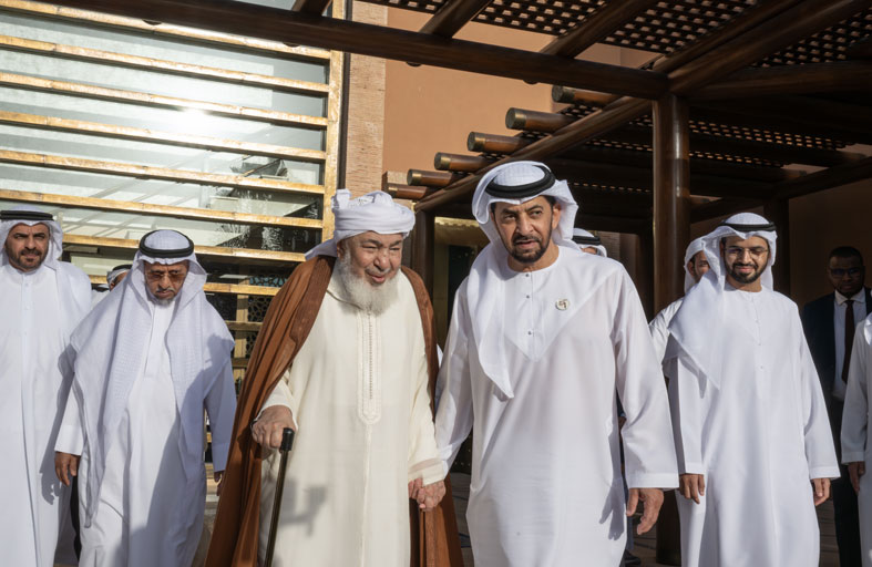 حمدان بن زايد يستقبل في الرباط وفدا من مجلس الإمارات للإفتاء الشرعي 