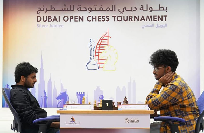 المصنفون الأوائل يتصدرون بطولة دبي للشطرنج بنهاية الجولة الثانية