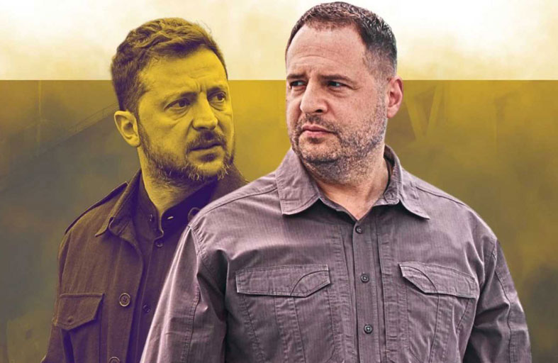 زيلينسكي  يُقيل أقرَب مُستشاريه و أكثرَهم نُفوذا بسبب فضيحة فساد 