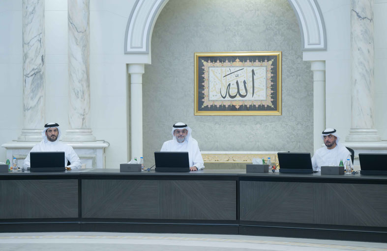 ولي عهد الشارقة يترأس اجتماع المجلس التنفيذي