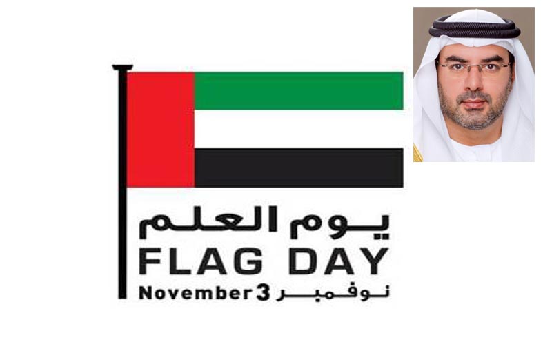 محمد بن خليفة : علم الإمارات أضحى شاهدا على الإنجازات التي حققتها الدولة