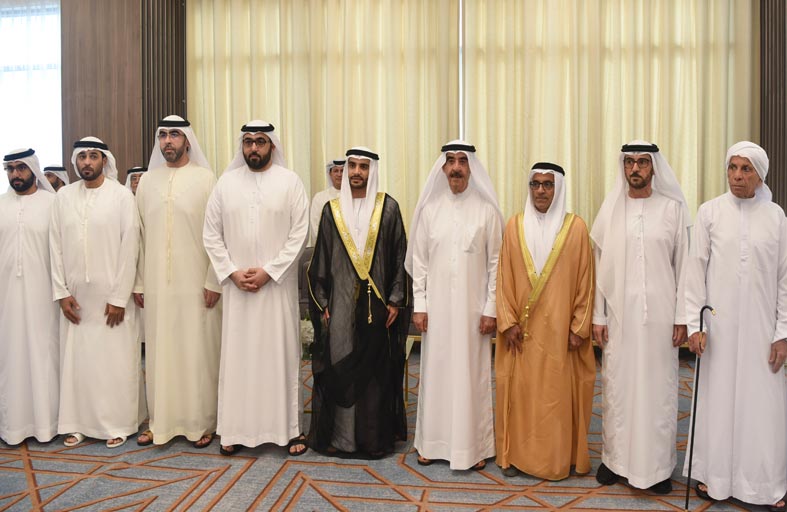 حاكم أم القيوين يحضر أفراح  الفلاسى والشامسى