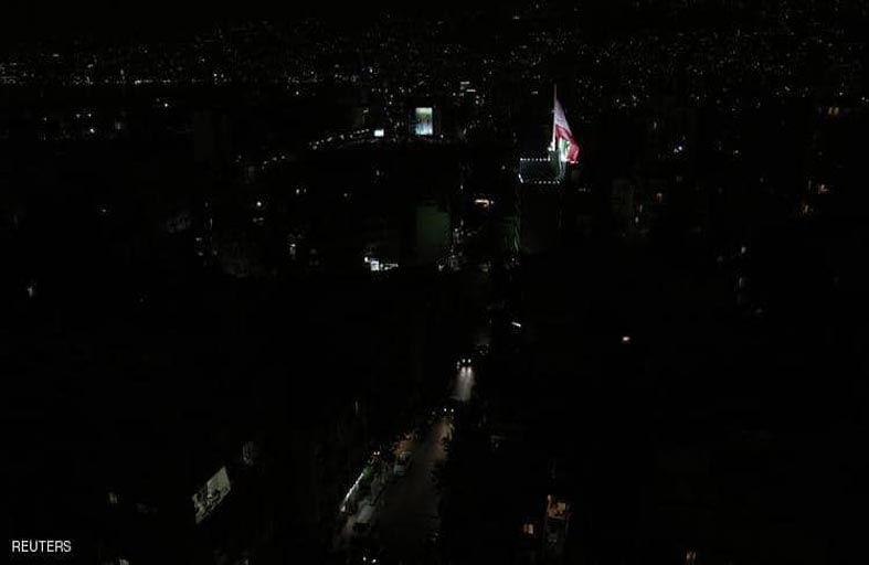 لبنان في ظلام تام مع انفصال كامل للكهرباء