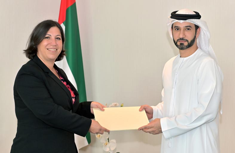 الخارجية تتسلم نسخة من أوراق اعتماد سفيرة سلوفينيا