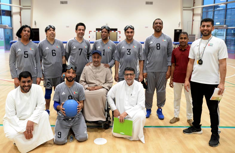 منتخبنا الوطني لكرة الهدف للمكفوفين يختتم استعداداته للمشاركة في بطولة غرب آسيا 