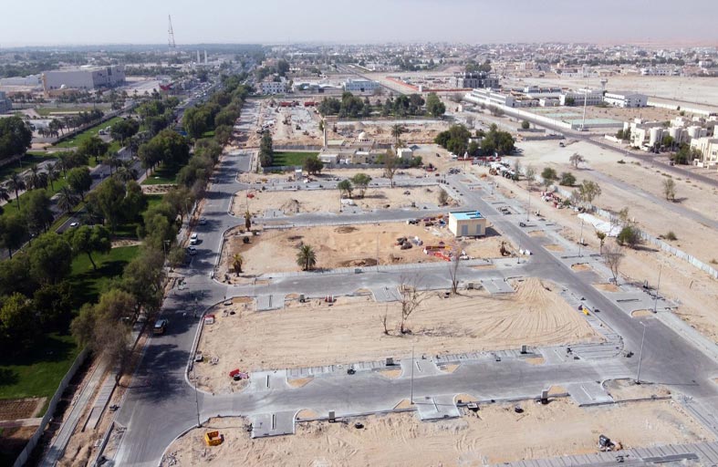 بلدية الظفرة تنفذ مشاريع البنية التحتية للأحواض السكنية في مدينة زايد