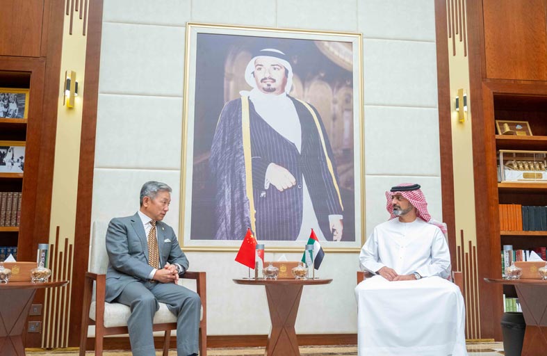 عمار النعيمي يستقبل السفير الصيني