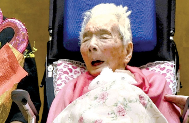 وفاة عميدة اليابانيين عن 116 عاماً