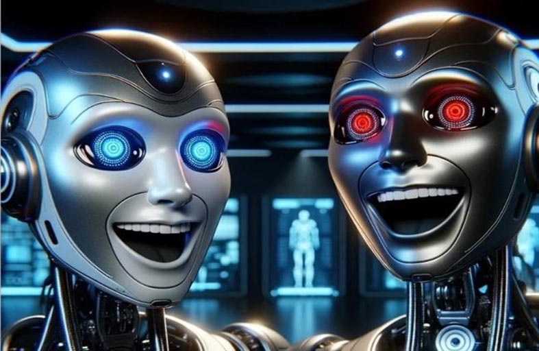 الضحك بالذكاء الاصطناعي