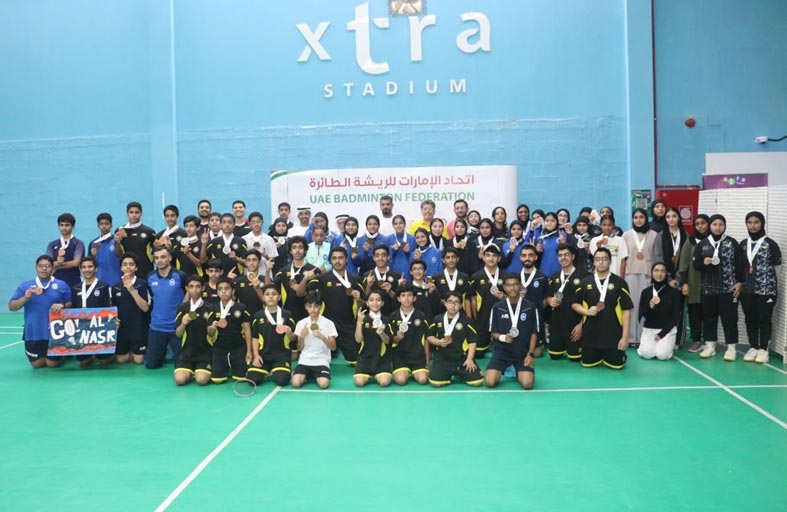 «النصر» يتصدر منافسات النسخة الأولى لبطولة الإمارات للريشة الطائرة «للزوجي»