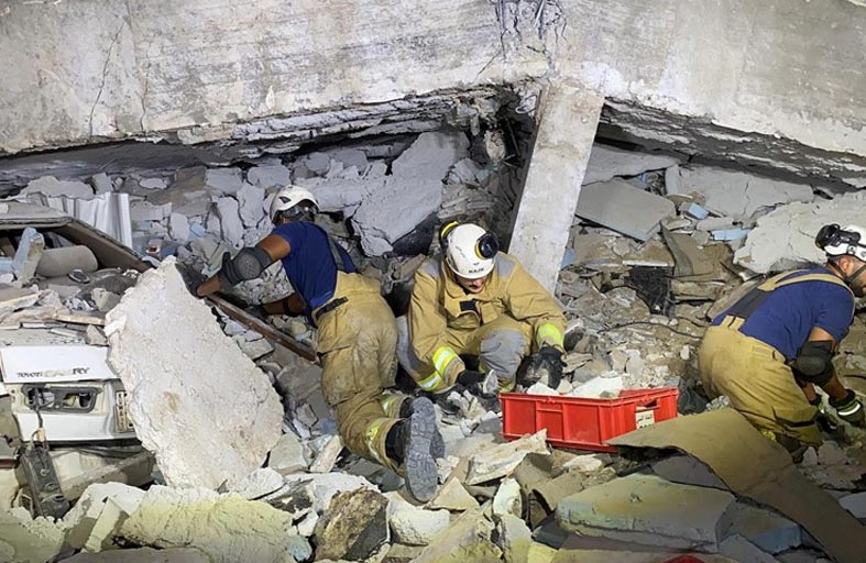 هروب مقاول بعد انهيار عقار