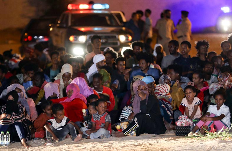 ليبيا تنفي استخدام القوة المفرطة ضد مهاجرين