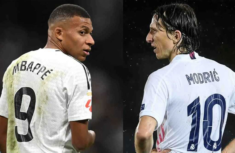 هل سرق مبابي قميص لوكا مودريتش؟