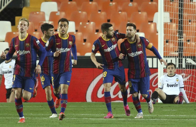 ميسي يعيد برشلونة إلى سكة الانتصارات