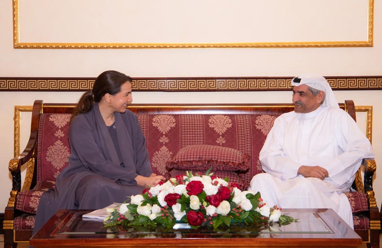 حاكم الفجيرة يستقبل وزيرة التغير المناخي والبيئة 