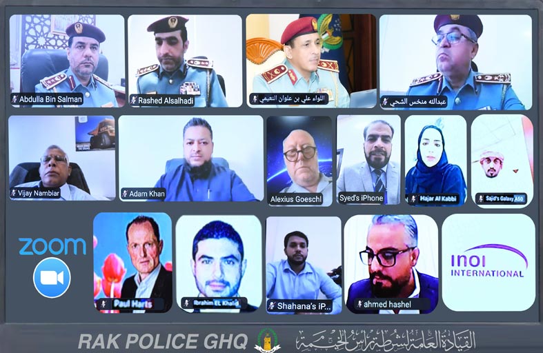 قائد شرطة رأس الخيمة يلتقي عددا من أبناء الجاليات المقيمة في الإمارة