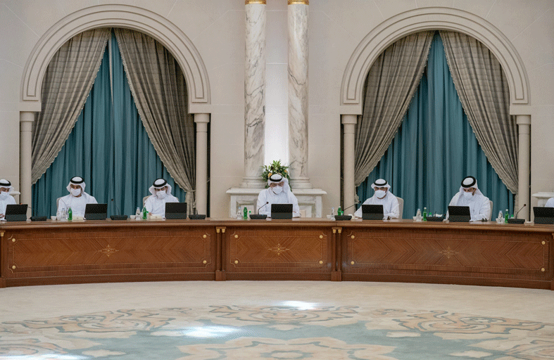 ولي عهد الشارقة يترأس اجتماع المجلس التنفيذي