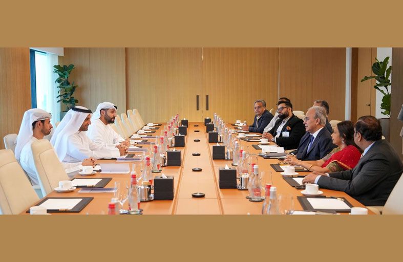 «غرف دبي» تبحث مع اتحاد الصناعات الهندية سبل تعزيز العلاقات الاقتصادية