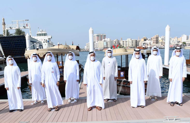 الطاير يدشن الجيل المطور من العبرات الخشبية التراثية في دبي